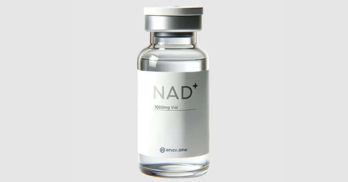 Our very own high-quality 1000mg NAD+ injections vial - key to revitalizing your cells.