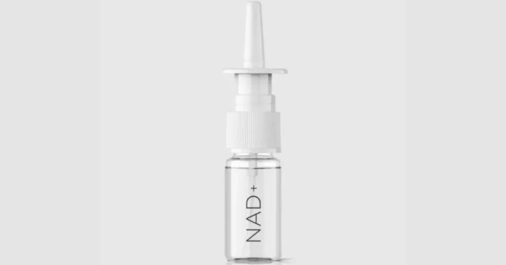 Our Enovone NAD+ spray bottle - a needle-free option for your NAD+ dose.