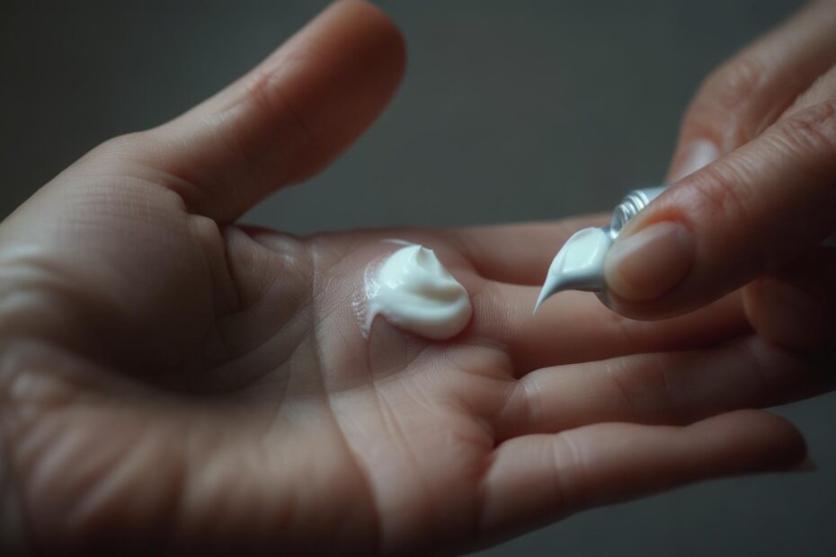 how to apply estrogen cream with finger