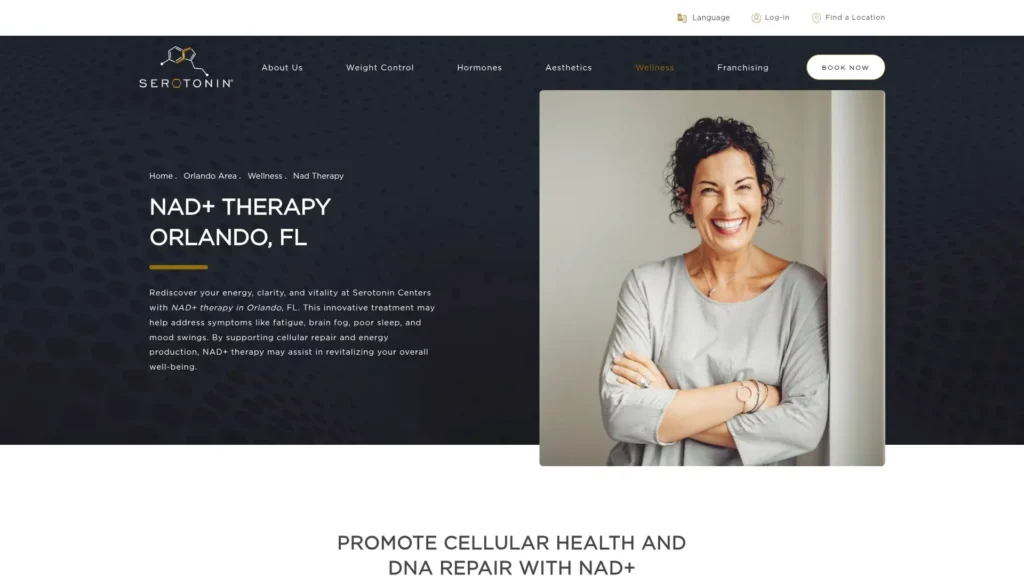 The website for Serotonin Centers.