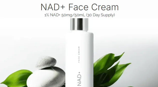 NAD+ Face Cream a topical delivery method.