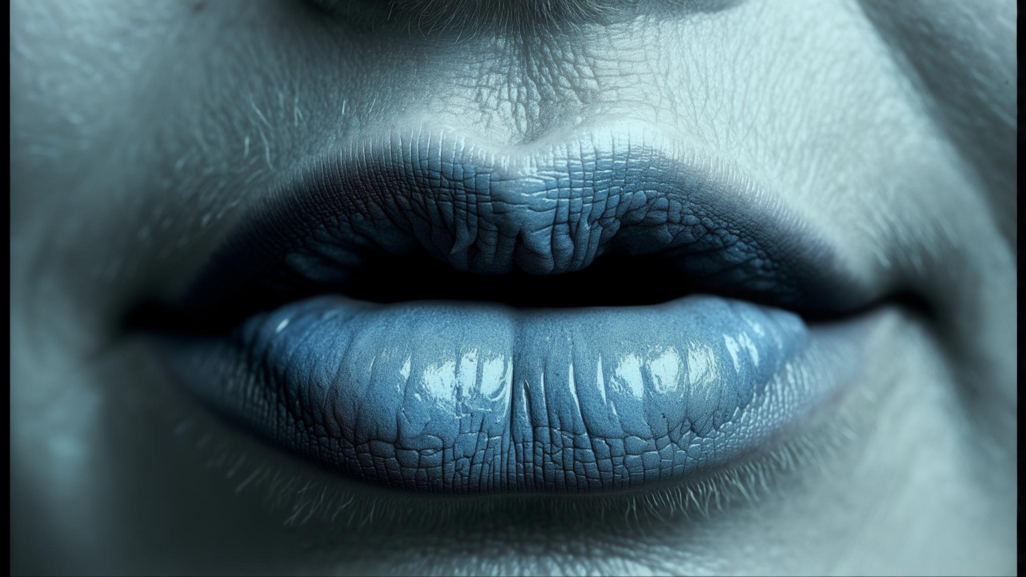 anemia lip discoloration