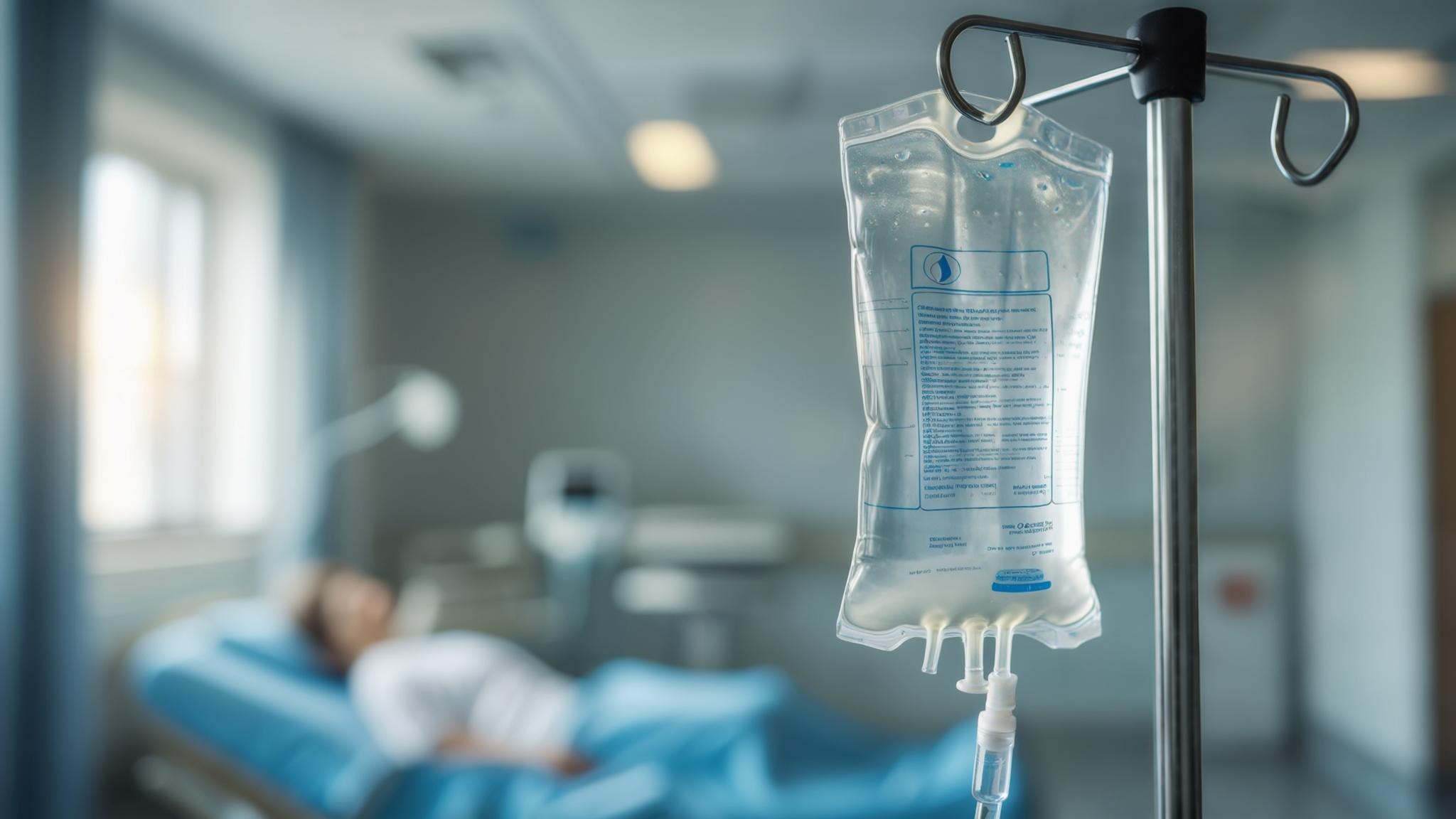 what is saline iv used for